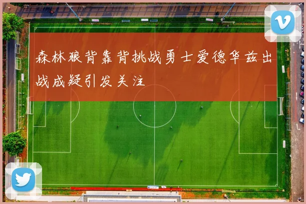 森林狼背靠背挑战勇士爱德华兹出战成疑引发关注